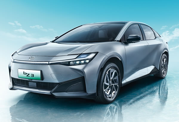 豐田bz3純電動車網約車版出租車